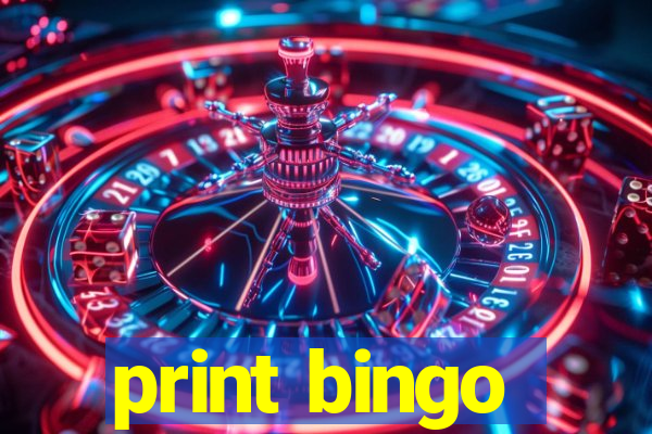 print bingo